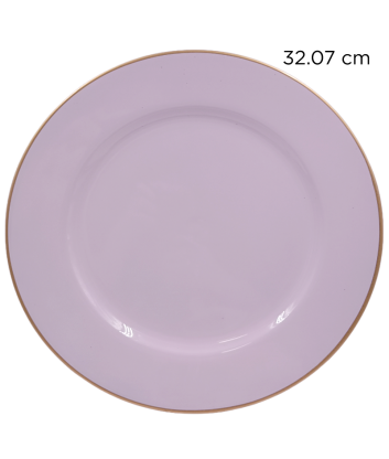PLATO BASE LILA FILO/DOR