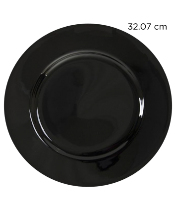 PLATO BASE NEGRO
