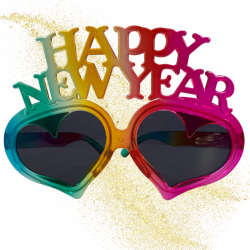 GAFAS CORAZON HAP NEW YEAR COL