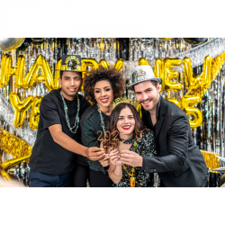 DIADEMA HAPPY NEW YEAR DORADA