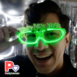 GAFAS HAPPY NEW YEAR LED