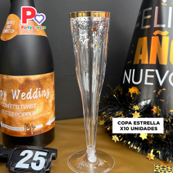 COPA PLAST. ESTRELLA X10 UND