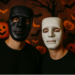 MASCARA LLANA HALLOWEEN