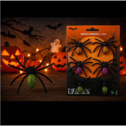 ARAÑA ESCARCHADA 6PCS
