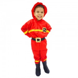 DISFRAZ BOMBERO TALLA 8