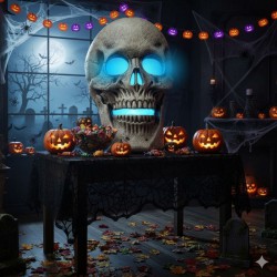 CALAVERA CON SONIDO/LUZ/MOV