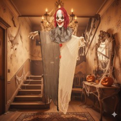 PAYASO FANTASMA C/LUZ MOV
