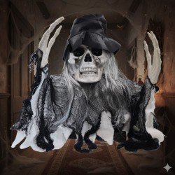 BUSTO MUERTE BLANCO/NEGRO