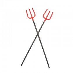 TRIDENTE ROJO/NEGRO