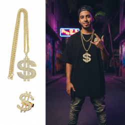 COLLAR CON ANILLO $ DORADO