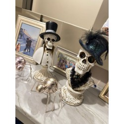 BUSTO CALAVERA SOMB/PLUMAS