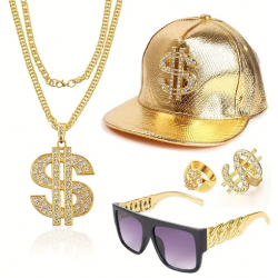 SET RAPERO DORADO C/GORRA...