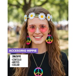 SET HIPPIE GAFAS/CINTILLO/ACC