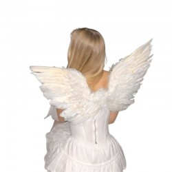 ALAS BLANCAS PLUMAS C/LUZ XU