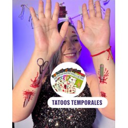 STICKERS TATTO HALLOWEEN XU