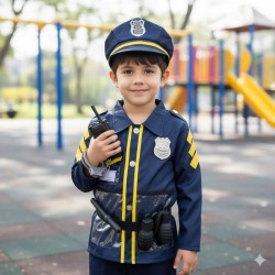 DISFRAZ POLICIA CON ACCESORIOS