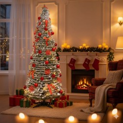 ÁRBOL NAVIDAD NIEVE XU