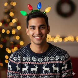 DIADEMA CON FOCOS NAVIDAD XU