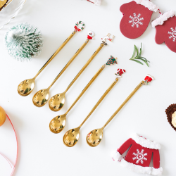 SET CUCHARAS NAVIDEÑAS X6PCS