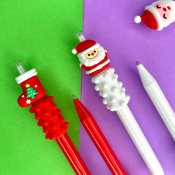 BOLIGRAFO NAVIDEÑO ROJ/BLAN...