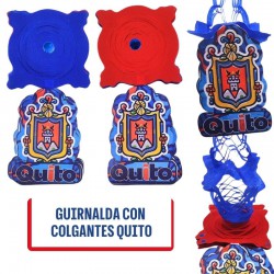 GUIRNALDA QUITO CON COLGANTE