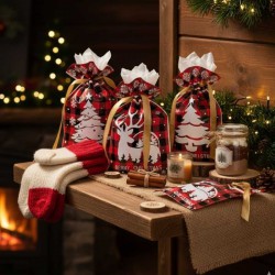 FUNDA PLÁSTICA NAVIDEÑA...