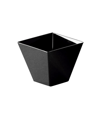 Copa petite cuadrada Negra