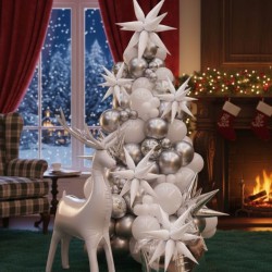 GLOBO PUNTAS BLANCAS 65*26...