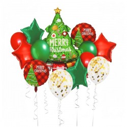 SET GLOBOS DECO NAVIDEÑA...