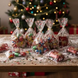 FUNDA CARAMELO NAVIDEÑA CON...