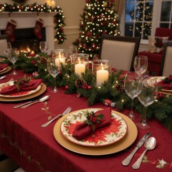 PLATO NUMERO 7 NAVIDAD X10