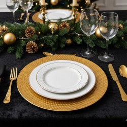 PLATO BASE DORADO BOLA...