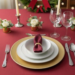 PLATO BASE DORADO FILO...