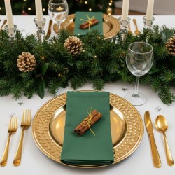 PLATO BASE DORADO BORDE...