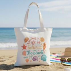 TOTE BAG: BOLSO BLANCO...