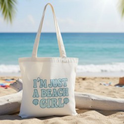 TOTE BAG: BOLSO TELA BLANCO...