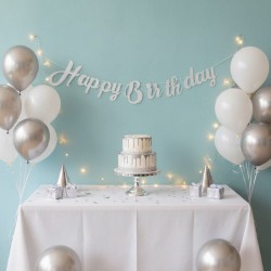 GUIRNALDA H/B PLATA LETRA...