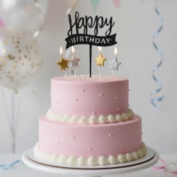 CAKE TOPPER NEGRO...