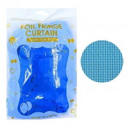 CORTINA CUADRO DECO AZUL XU