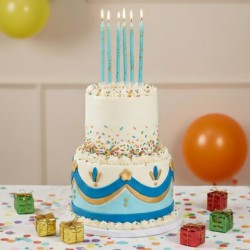 VELAS PALITO BRILLOS 6PCS...