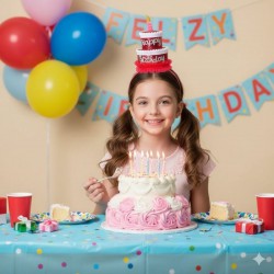 DIADEMA FUCSIA HAPPY...