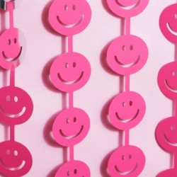 CORTINA CARITA FELIZ FUCSIA XU