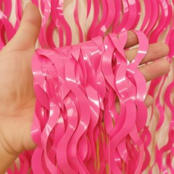 CORTINA CADENA FUSCIA NEON XU