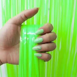 CORTINA TINSEL VERDE MENTA XU