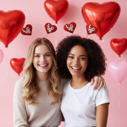 DIADEMA C/CORAZON + LOVE