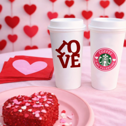 SERVILLETAS ROJA /CORAZON ROSA