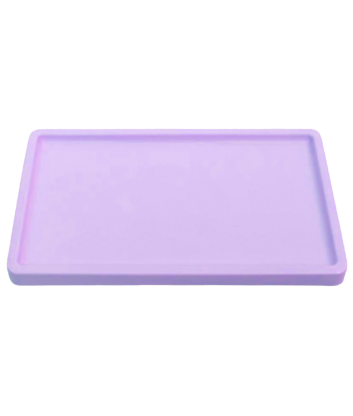Charol Rectangular Lila 30x18 cms