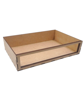 Caja Mdf 30x20X6 Para Frase