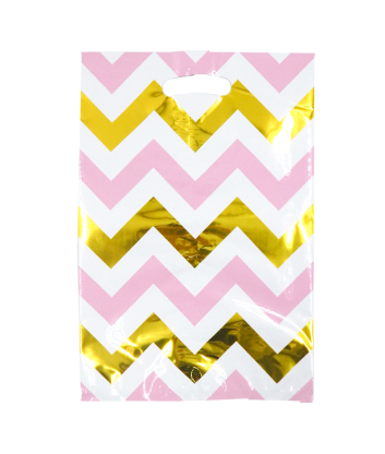 Funda ZigZag Rosado/Dorado
