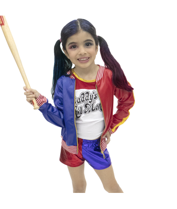 DISFRAZ NIÑA HARLEY QUIN T8